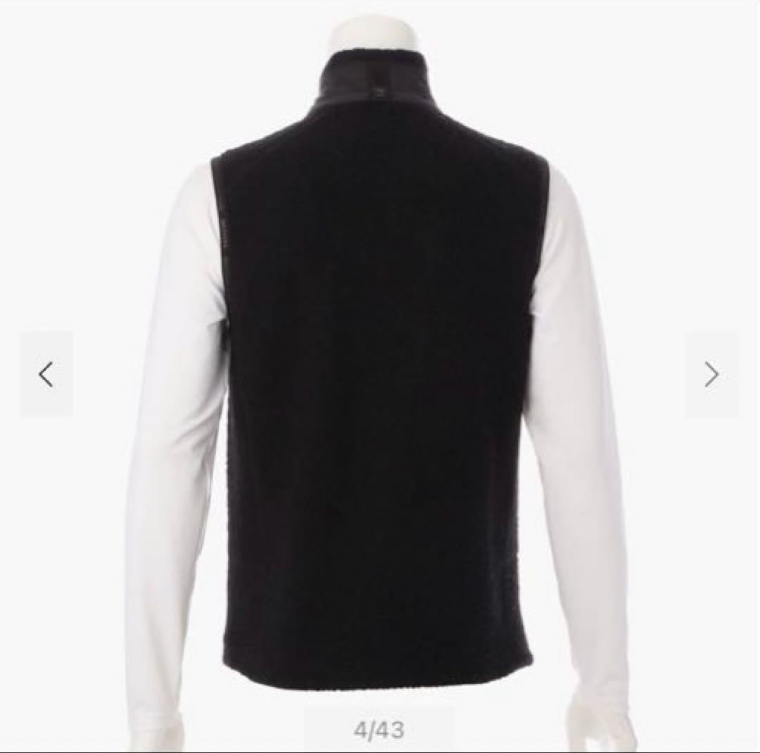 2025年秋冬モデル　ブリーフィングゴルフ　ウールボアベスト　ブラック