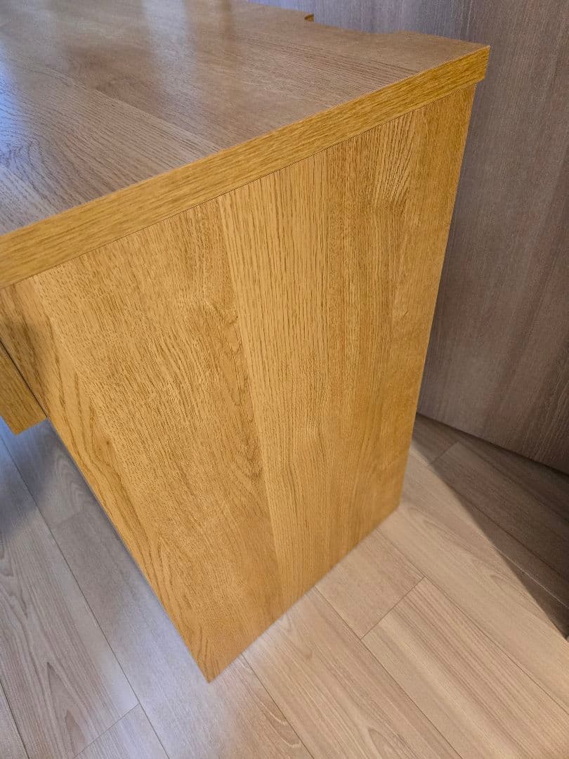 大川家具　LANE (レーン) デスク75 オーク 北欧風 リビングデスク 国産