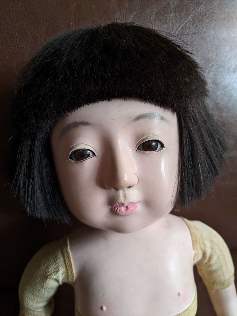 さこ　昭和初期市松人形可愛いお嬢様　検)ビスクドール・アンティークドール