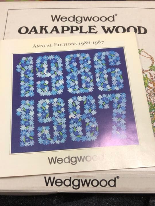 ウェッジウッド バースデイプレート１９８７