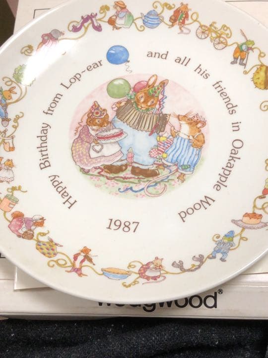 ウェッジウッド バースデイプレート１９８７