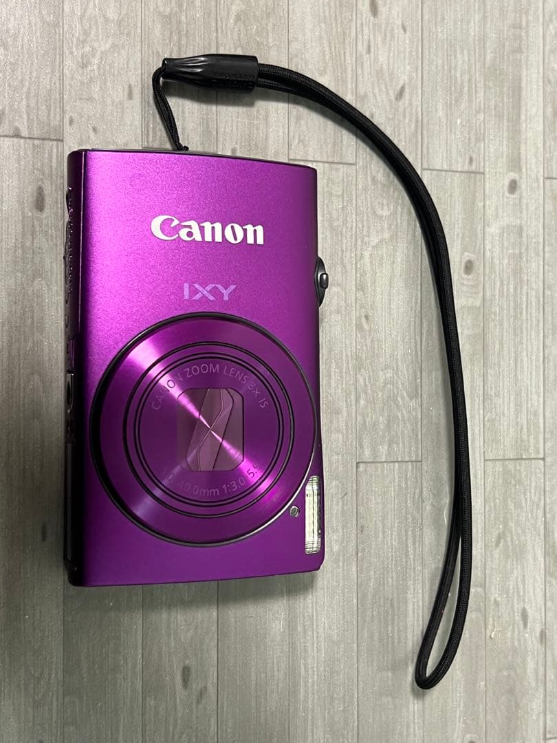 【良品】Canon IXY 600 F デジタルカメラ(パープル)【純正ケース】