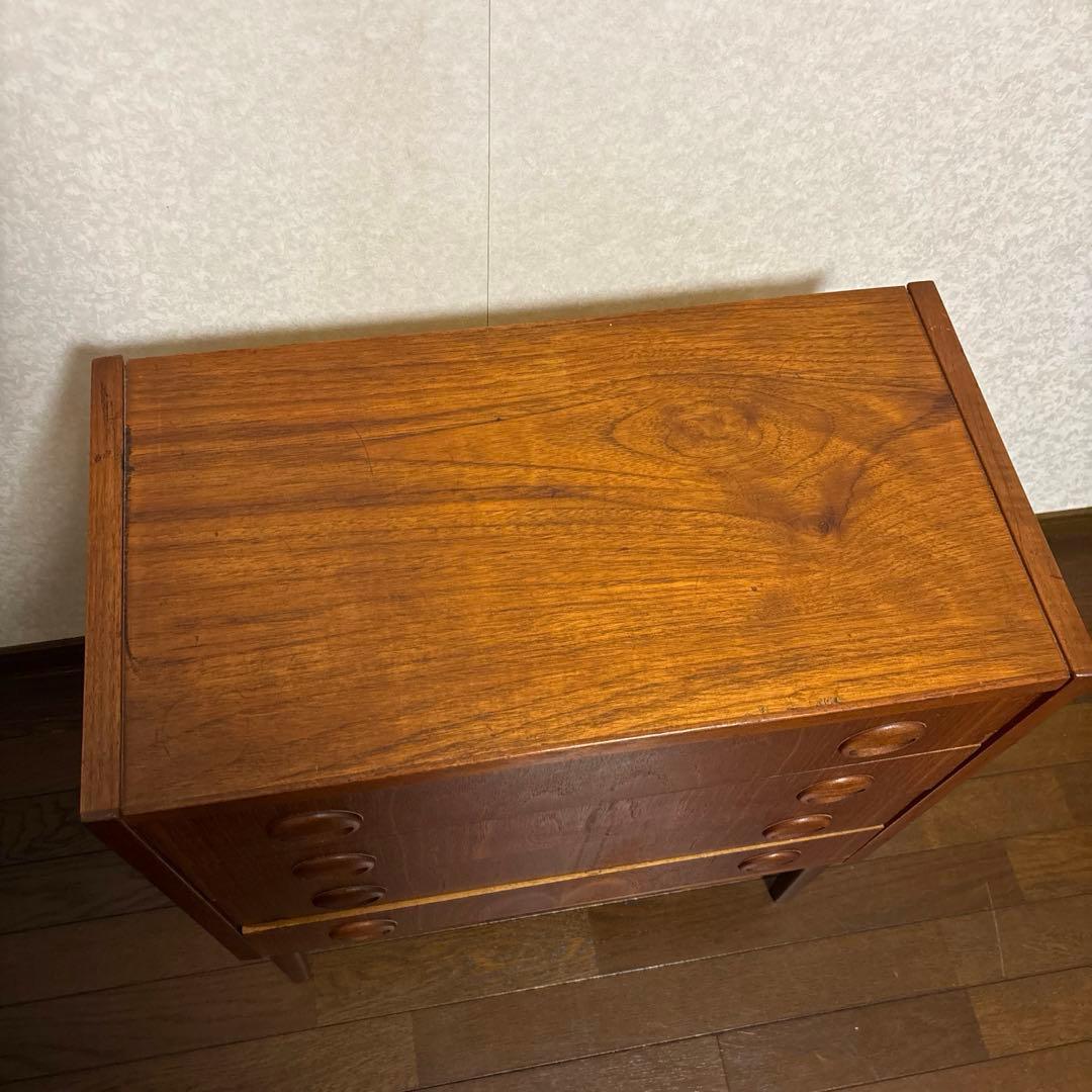 【良品】ヴィンテージ チェスト チーク材 デンマーク