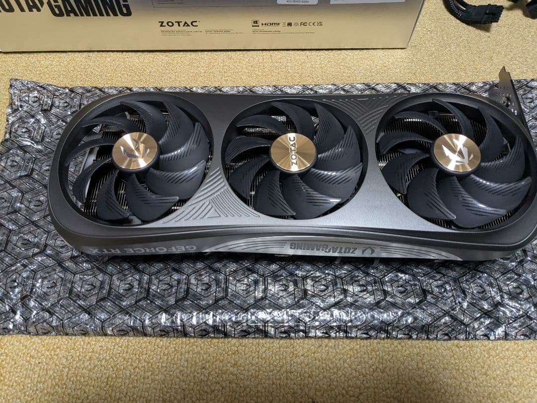 グラフィックボード・グラボ・ビデオカード ZOTAC GeForce RTX 4080 16GB Trinity