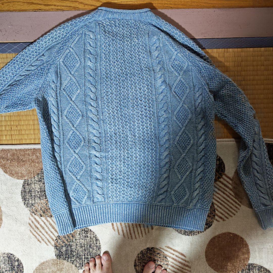 POLO RALPH LAUREN ライトブルー ニット M