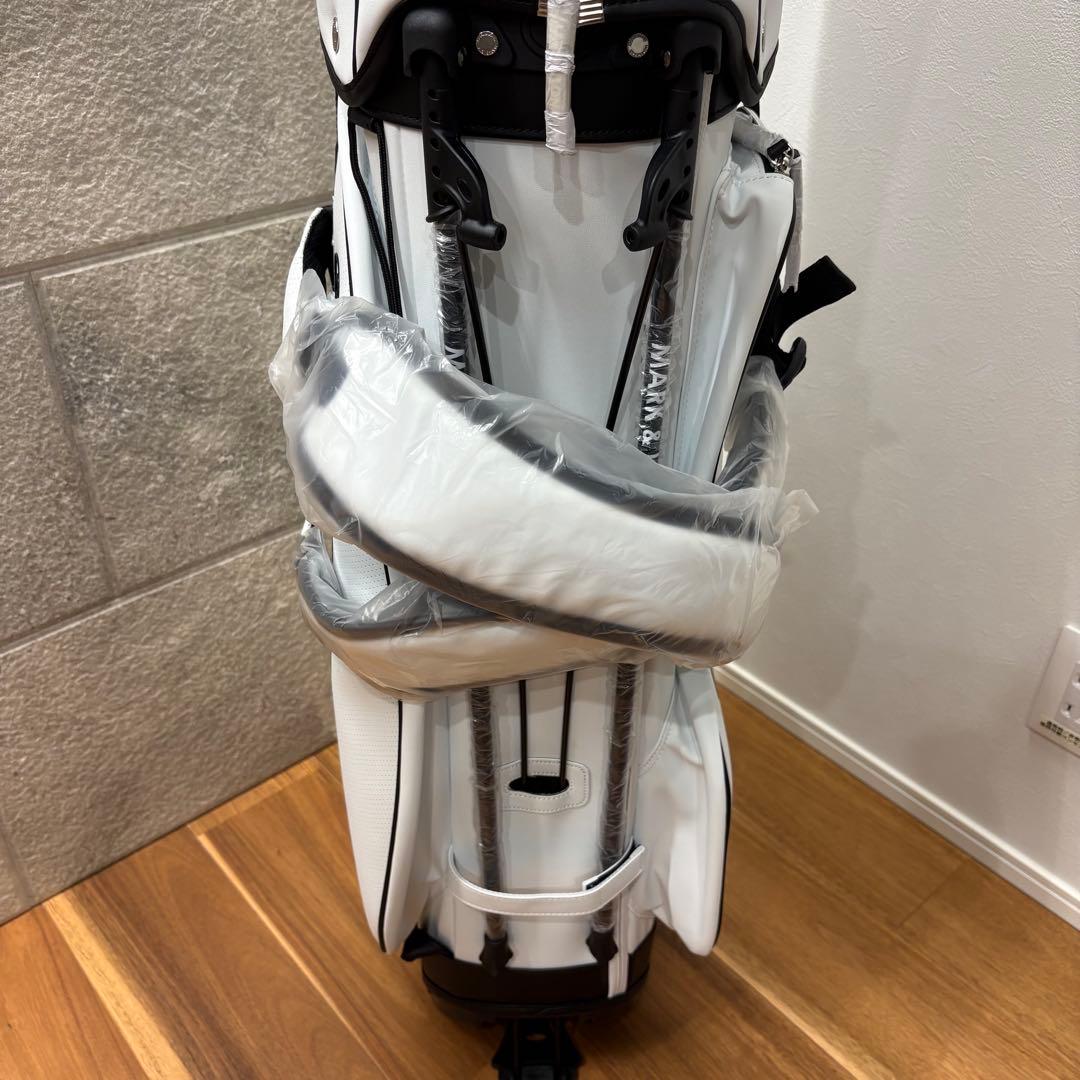 【新品】MARK & LONA GOLF キャディバッグ　ホワイト　9型