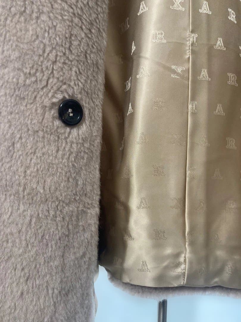 マックスマーラ テディベアショートコート OLGA サンド サイズXS