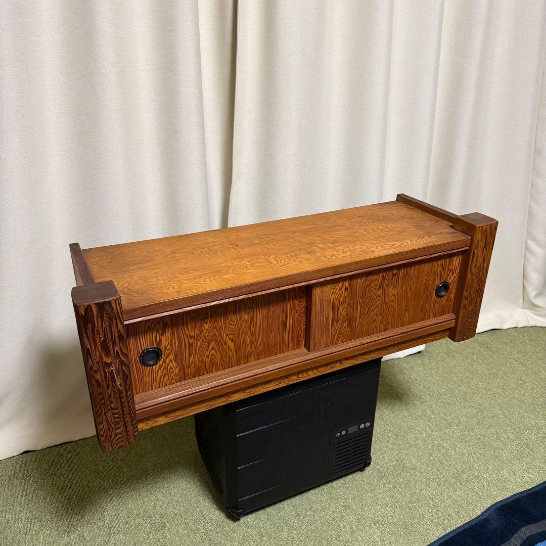 希少 アンティーク 屋久杉 置き床 飾り棚 花台 昭和 レトロ 和風 和室 家具