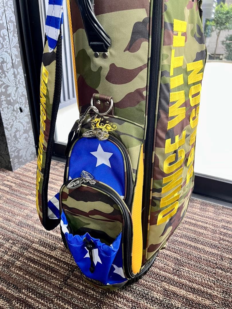 ダンスウィズドラゴン 迷彩柄キャディバッグ