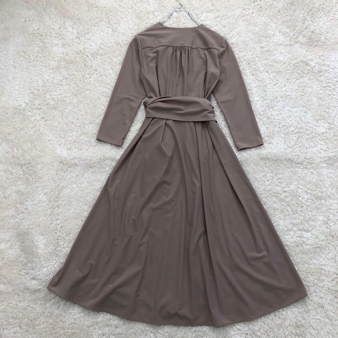 未使用品 CORCOVADO カシュクールワンピース S ベージュ