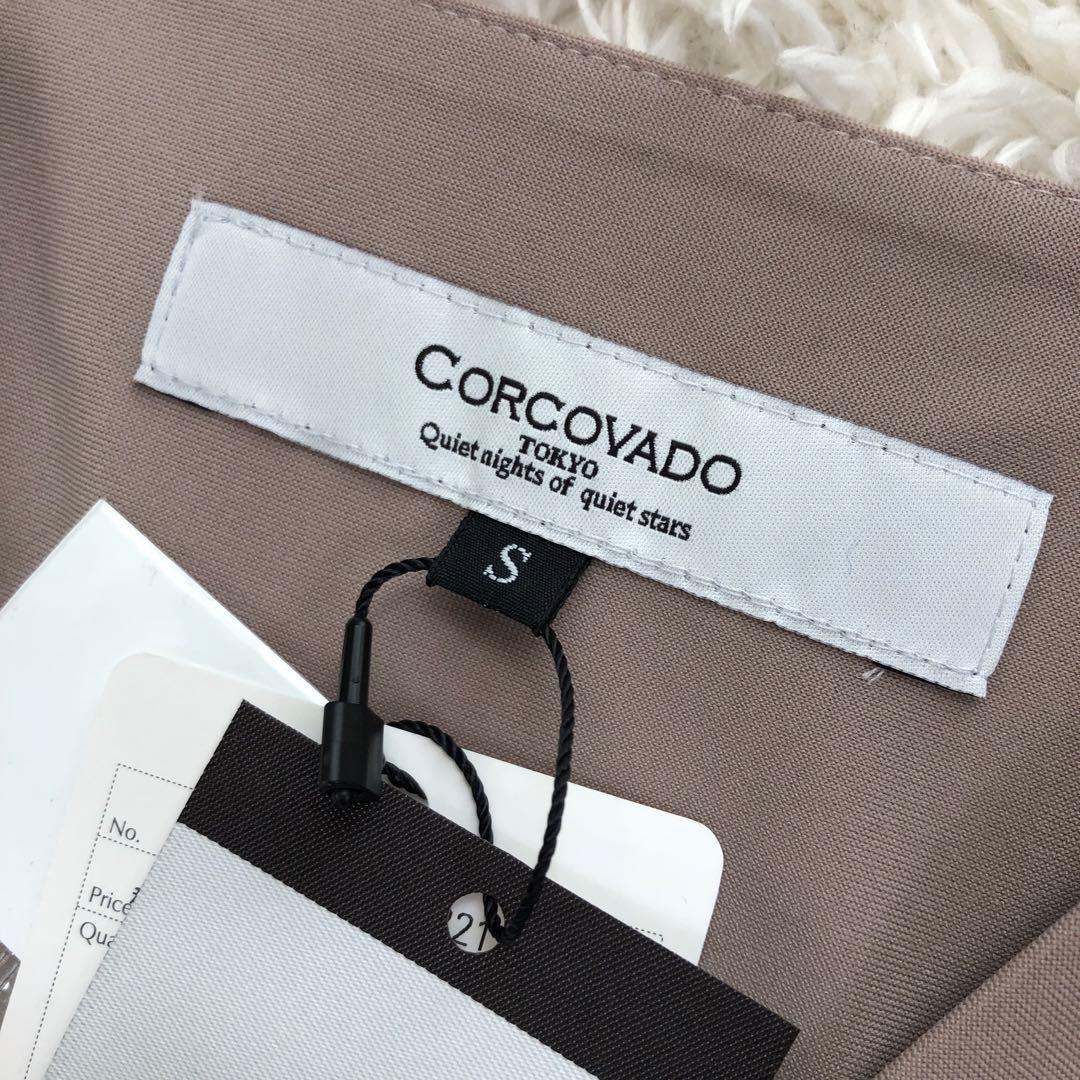 未使用品 CORCOVADO カシュクールワンピース S ベージュ
