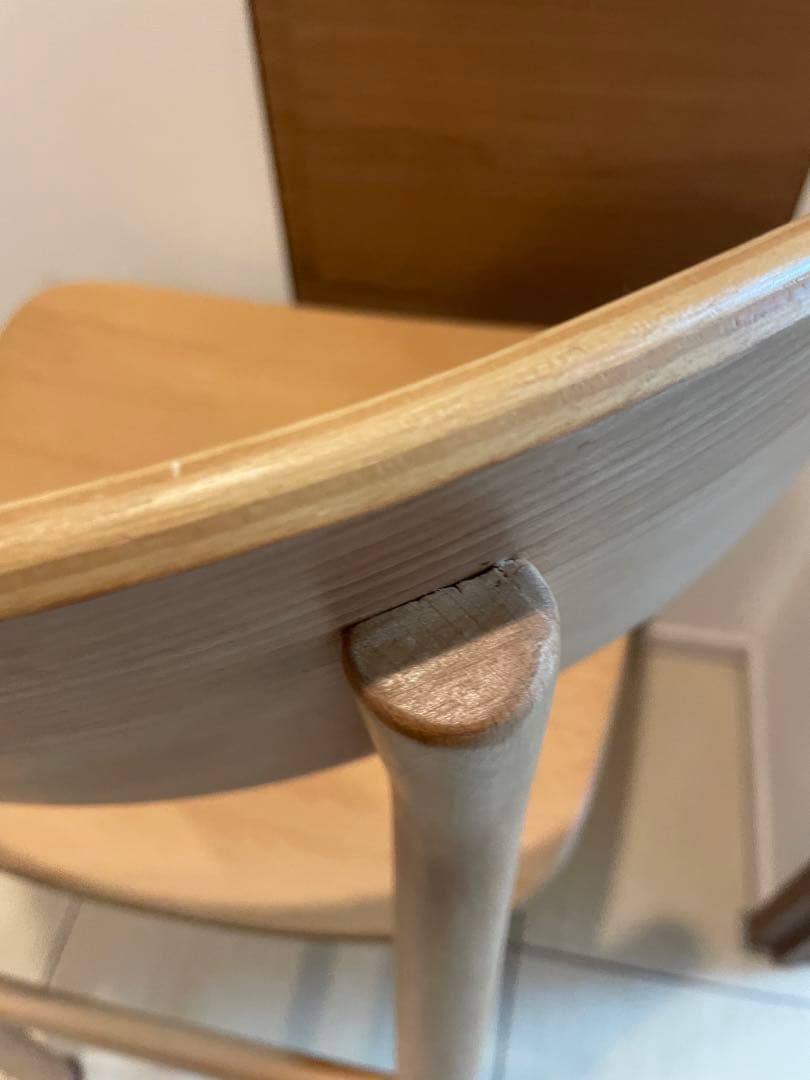 無印良品 ラウンドチェア・ブナ材