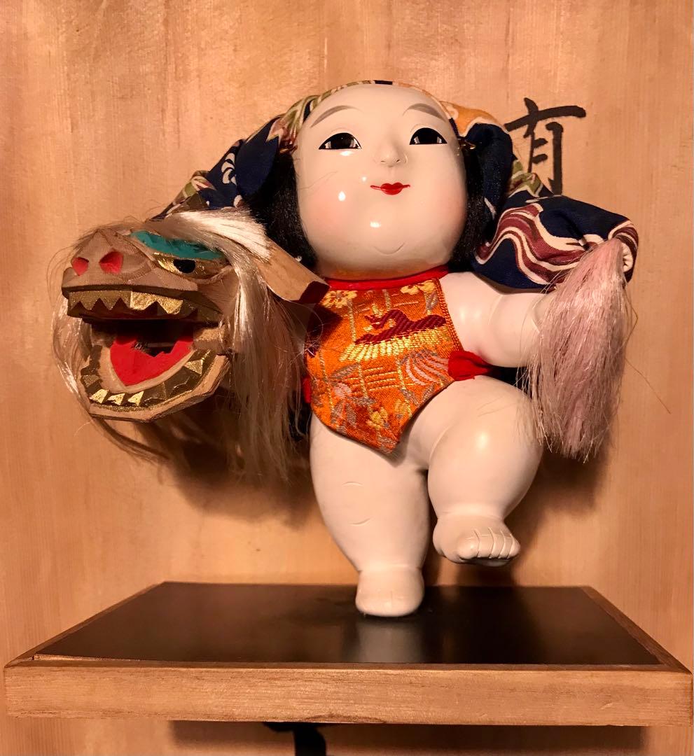 有職人形　伝統工藝人形　京人形アンティーク　正月や節句に素敵です　花街のお持ち物