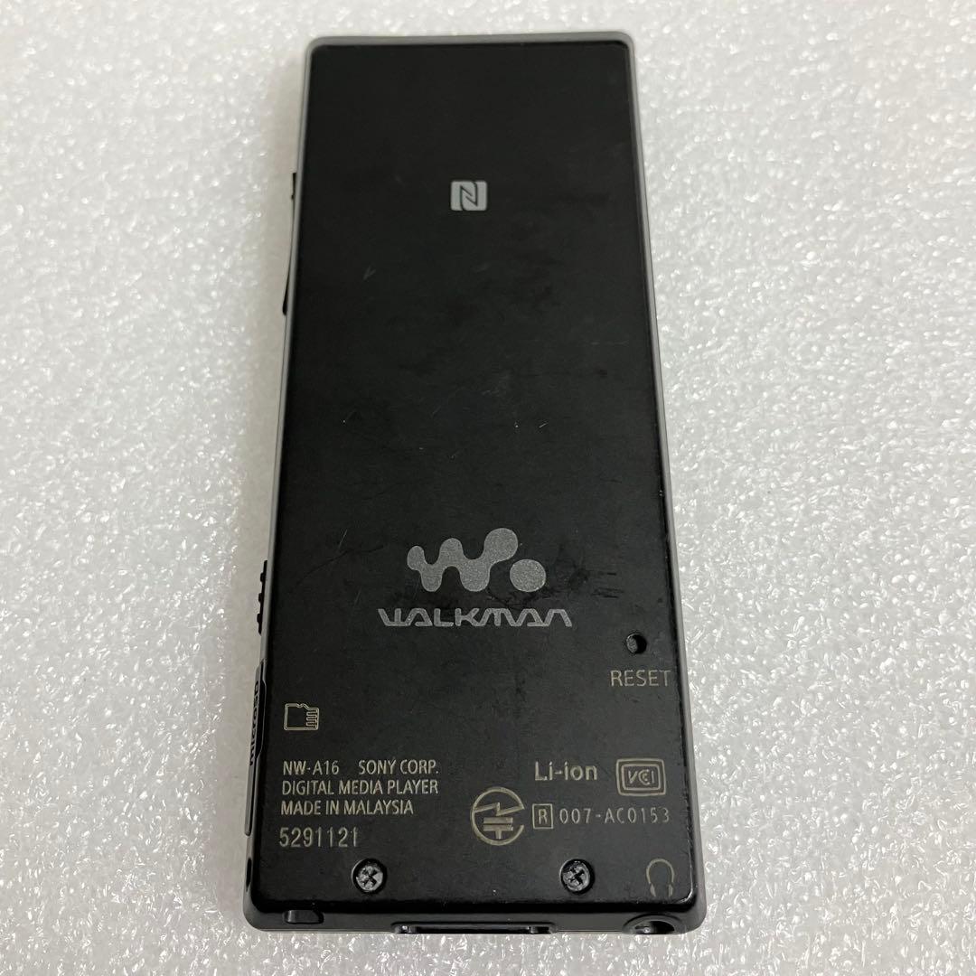 【バッテリー良好】ソニー　ウォークマン　NW-A16 32GB ブラック　黒