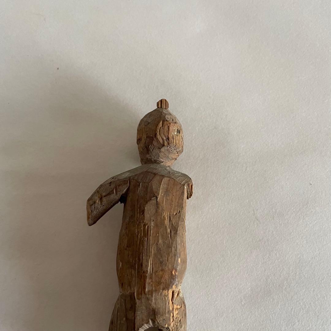 木彫り人形　工芸　アンティーク