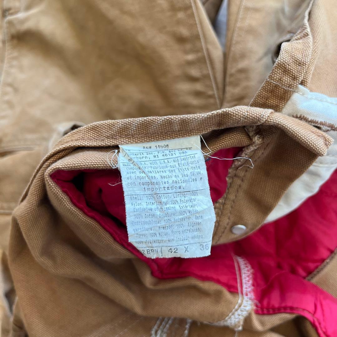 【USA製】カーハート　ダブルニー　オーバーオール