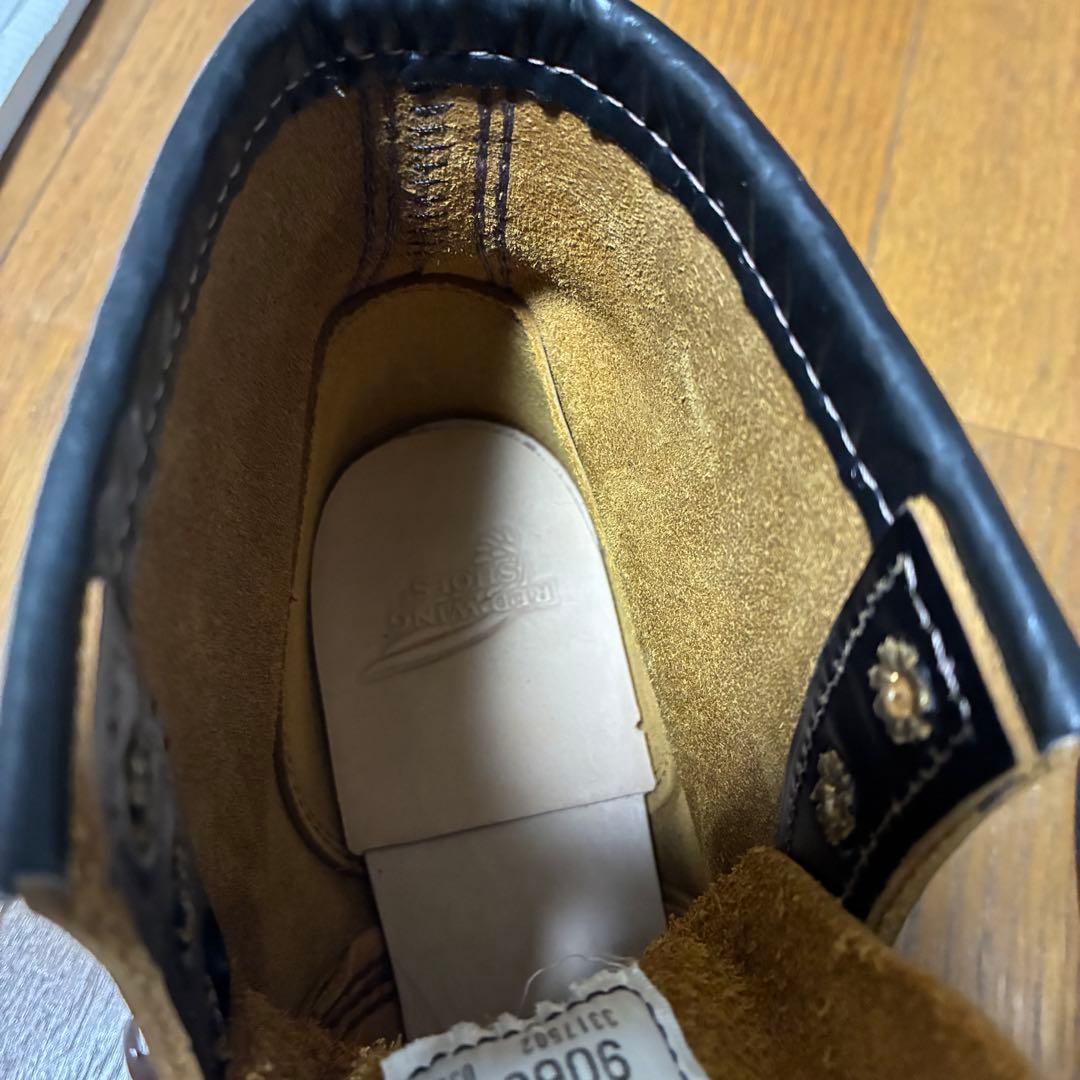 美品 REDWING ベックマン フラットボックス 9060 茶芯 9.5 箱付