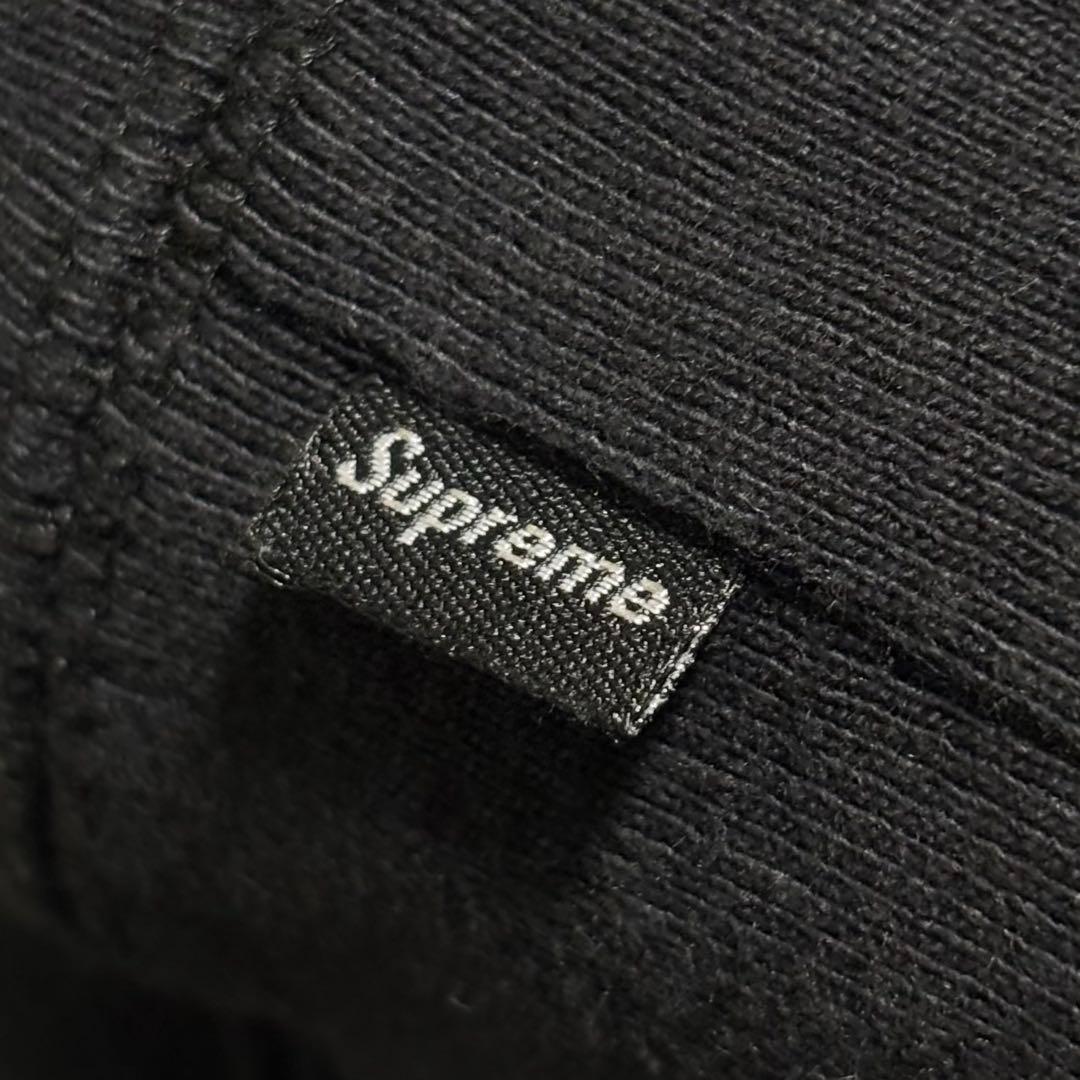 【美品】 シュプリーム ボックスロゴ クルーネック スウェット L ブラック