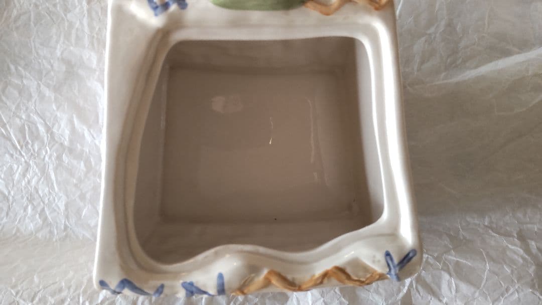 フルーツ キャニスター 陶器 3連 アンティーク レトロ イタリア 保存容器