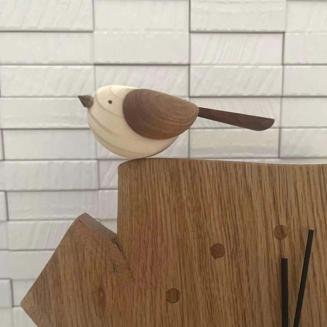 【未使用品】クラフト蒼 Craft So小鳥の時計 臼田健二 MUKU工房