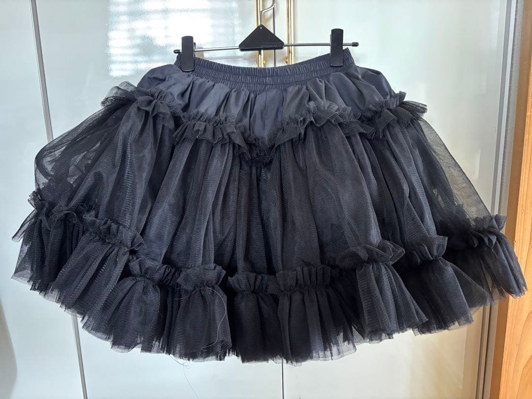 BABY レースフリルジャンパースカート+ブラウス+ヘッドドレス　パニエ付き