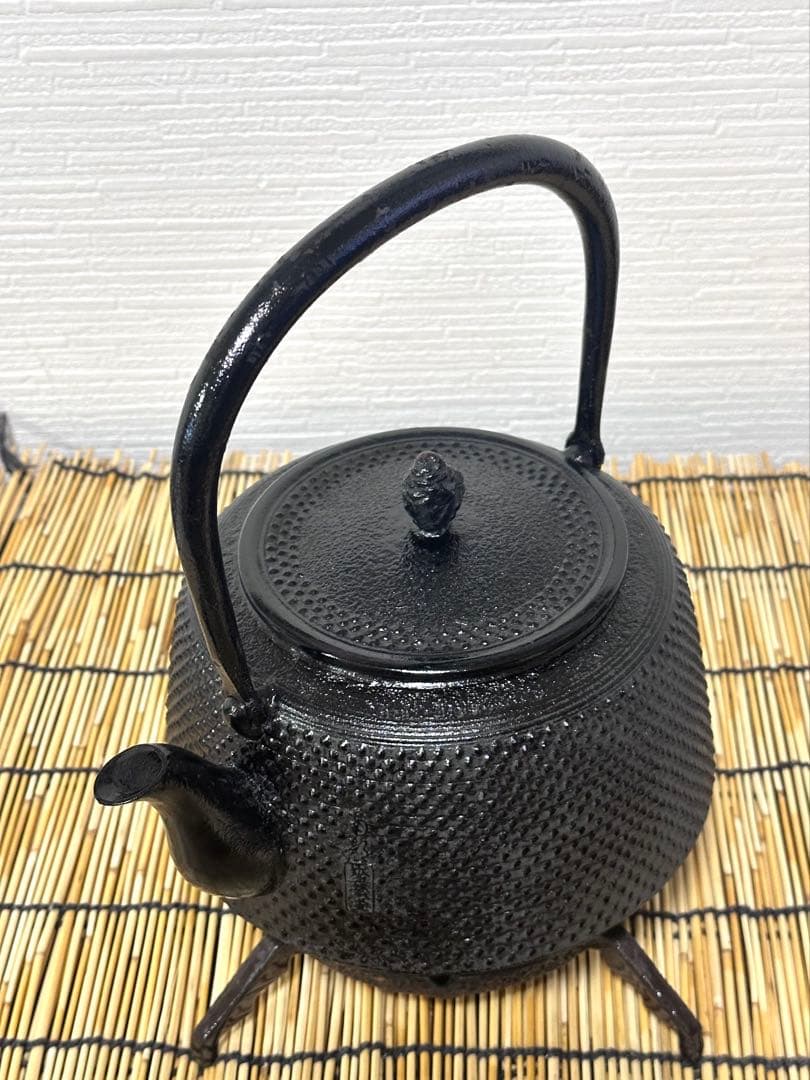 未使用品、供箱等付属品付　南部蓬榮堂造　１５型九重アラレ　B4様　売約済み