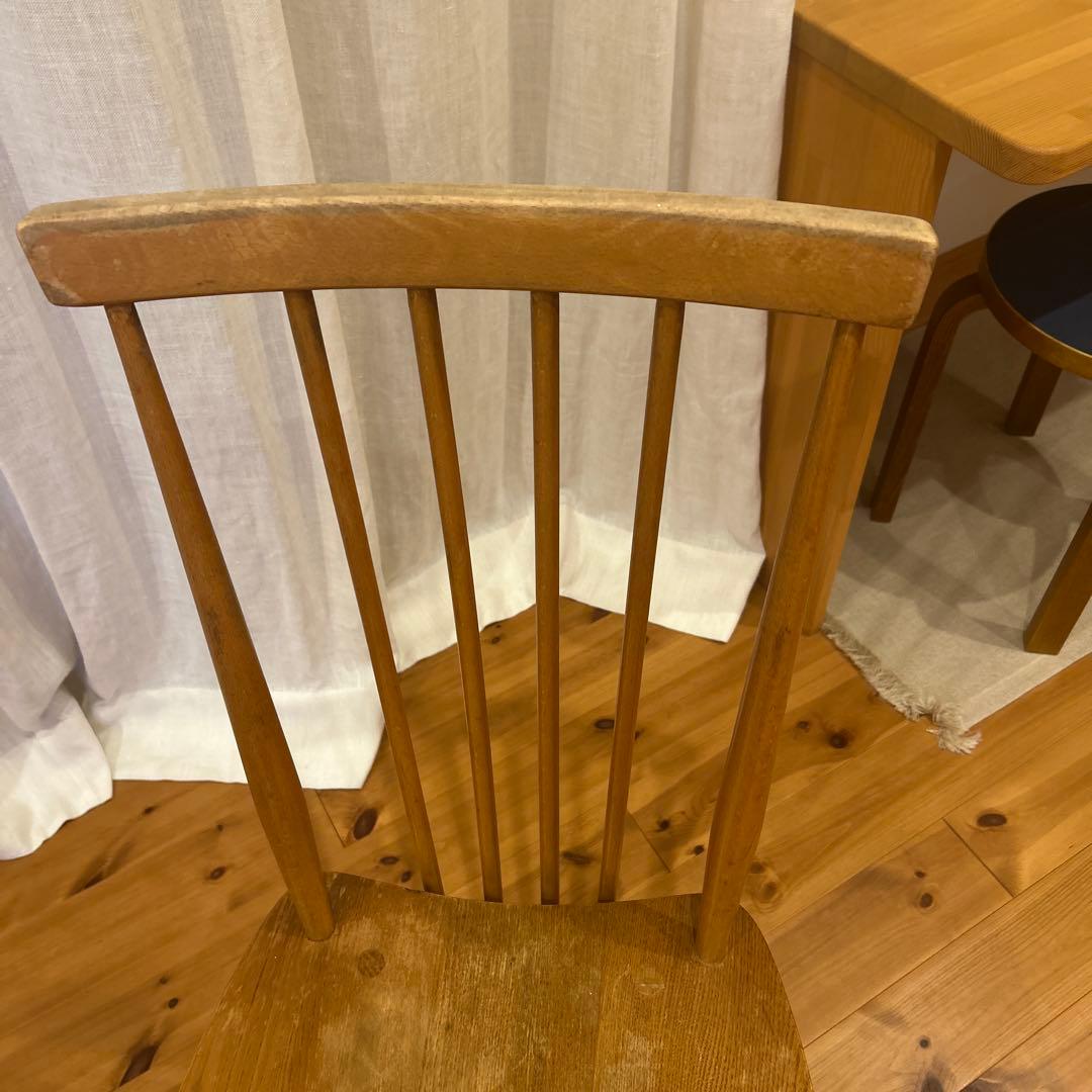 わたるERCOLスティックバックチェア ハイバック アンティークチェア1脚