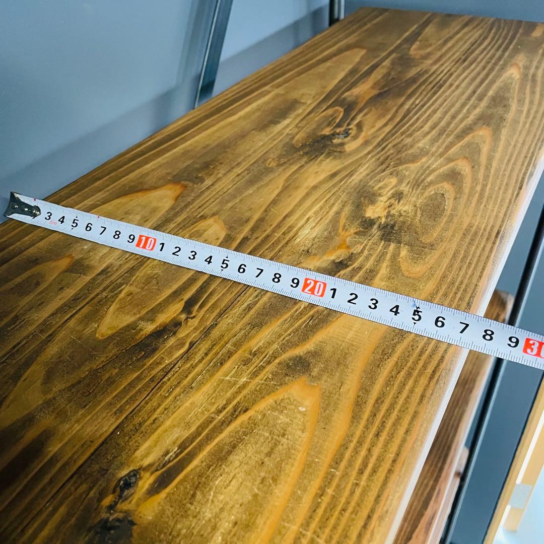 インダストリアル 5段シェルフ 幅100 高さ170 木製×スチール 店舗什器❷