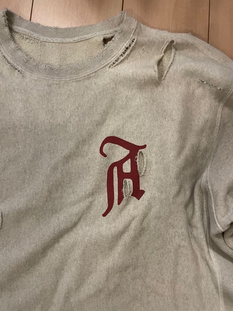 ANCELLM クラッシュスウェット　サイズ2