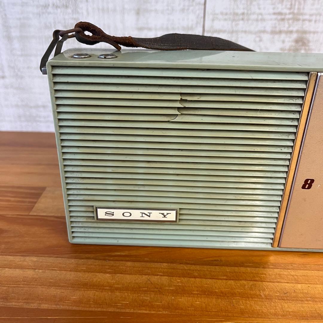 【アンティーク】SONY ソニー トランジスタラジオ TR-84 当時物 古道具