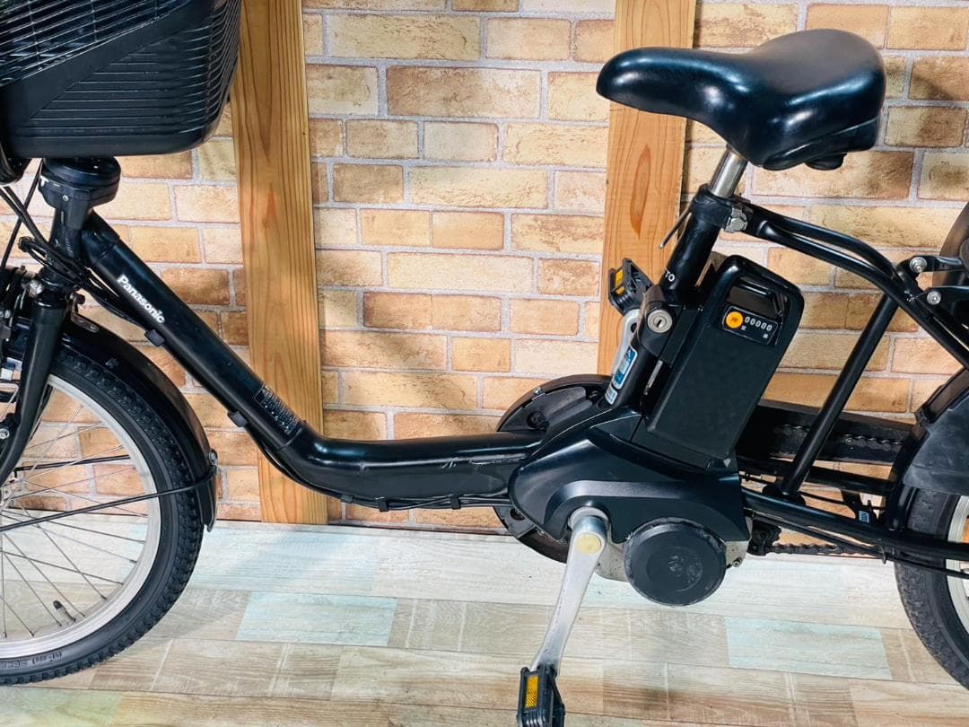 マットブラック 超大容量 パナソニック 子供乗せ電動アシスト自転車 ZH3324