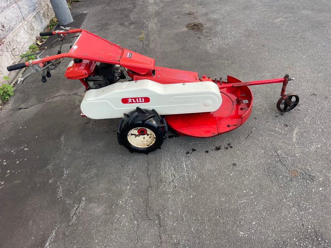 黒石市　バック付　草刈機　ロータリーナイフ　モア　 丸山　まるやま　MLB761