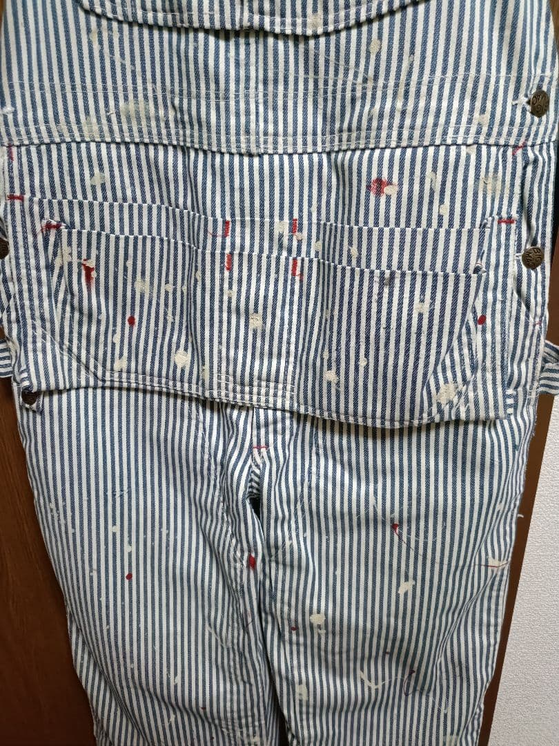 70s BIG MAC ビッグマック ヒッコリーストライプ オーバーオール