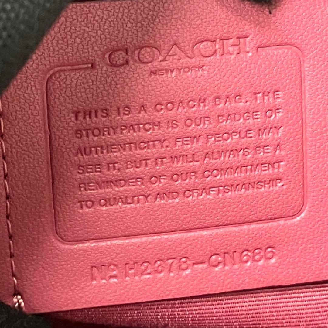 n*o様 海外買付品 COACH ショルダーバッグ サコッシュ ホース ブラック