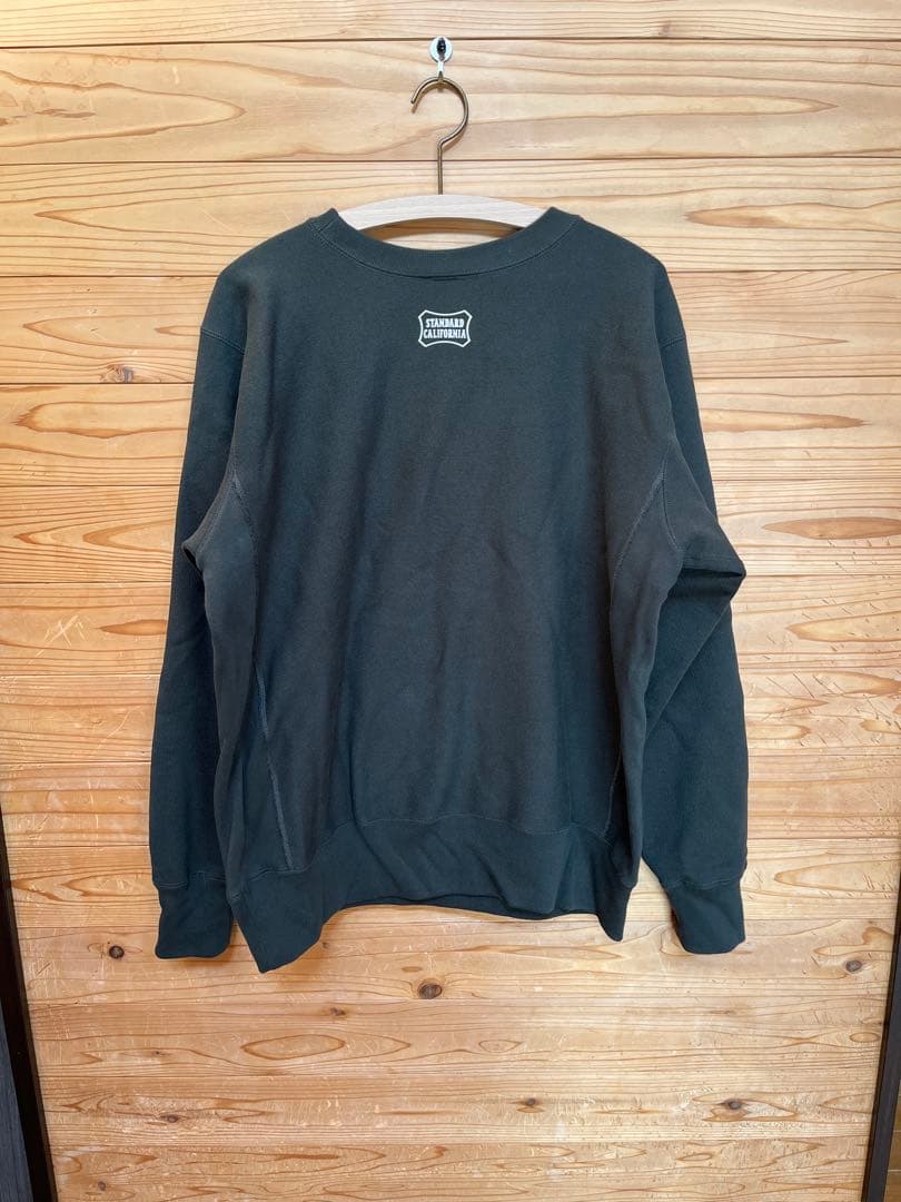 スタンダードカリフォルニア　Championスウェット　チャコール　L