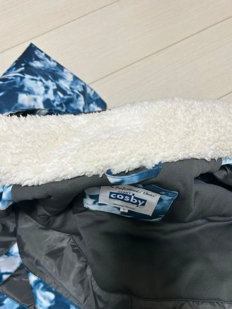 COSBY 青白迷彩柄 上下セット　スノボー　スキー