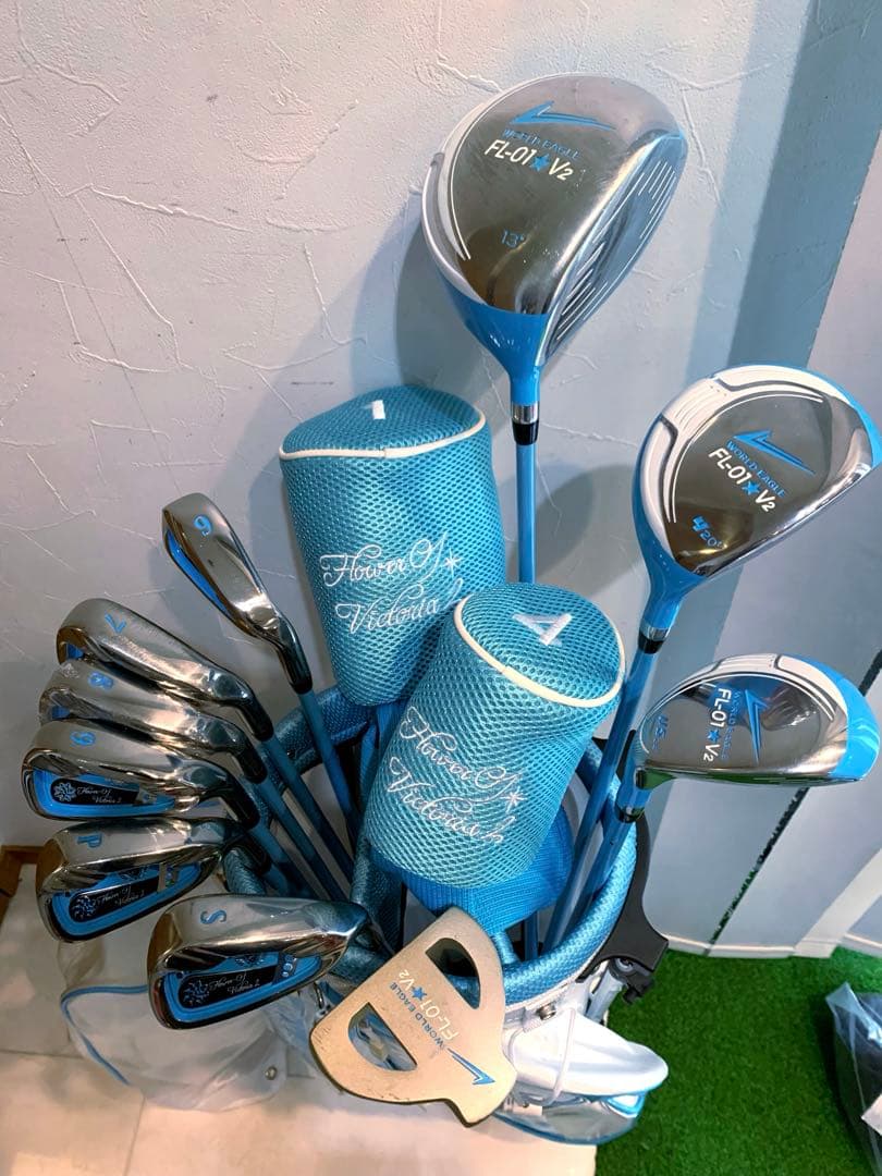 美品　現行品　ワールドイーグル　レディースゴルフクラブ 本格フルセット　プロ推進