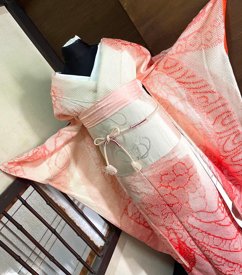 振袖 フルセット6点サイズM〜Ｌ豪華総絞りやまと正絹