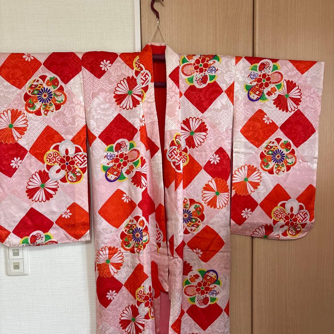 アンティーク　女の子　子供着物　七五三　アンティーク着物