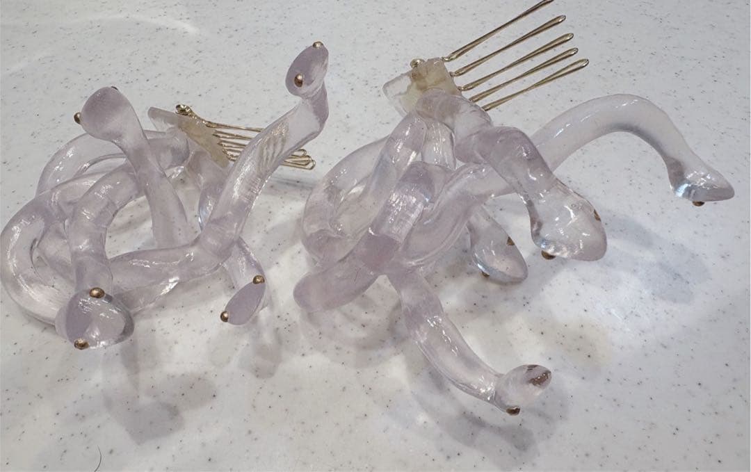 ririco:ramu リリコラム　メドューサモチーフの 蛇コーム