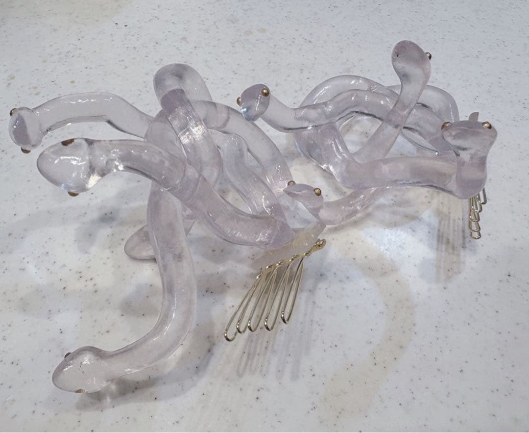 ririco:ramu リリコラム　メドューサモチーフの 蛇コーム