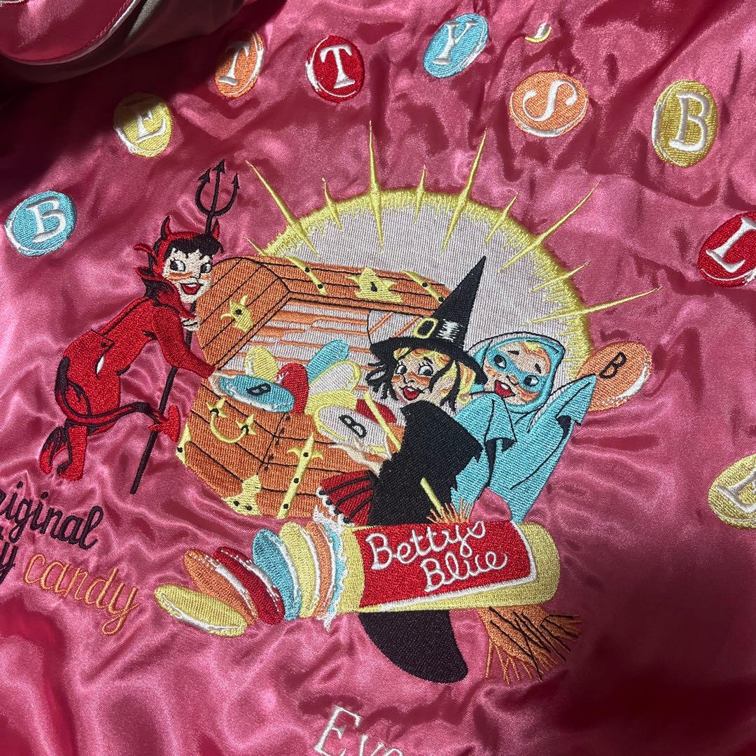 【レア】BETTY'S BLUE スカジャン リバーシブル