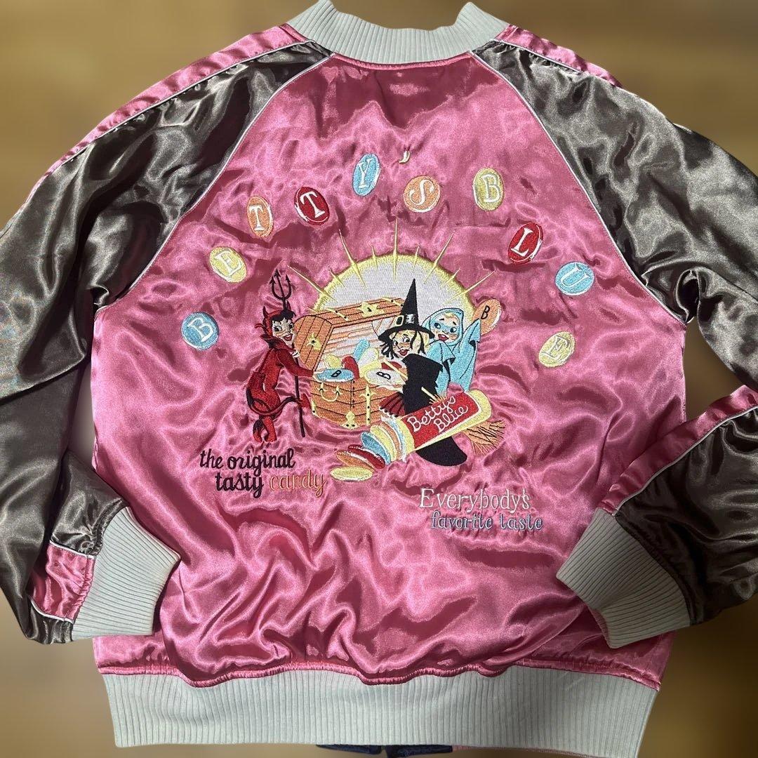 【レア】BETTY'S BLUE スカジャン リバーシブル