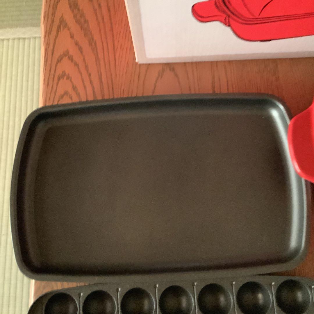 ブルーノ　グランデ ホットプレート　プレート2枚＆セラミック仕切り鍋