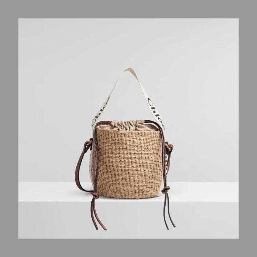 夏物売り切りSALE☆ Chloe「WOODY」スモールバスケット