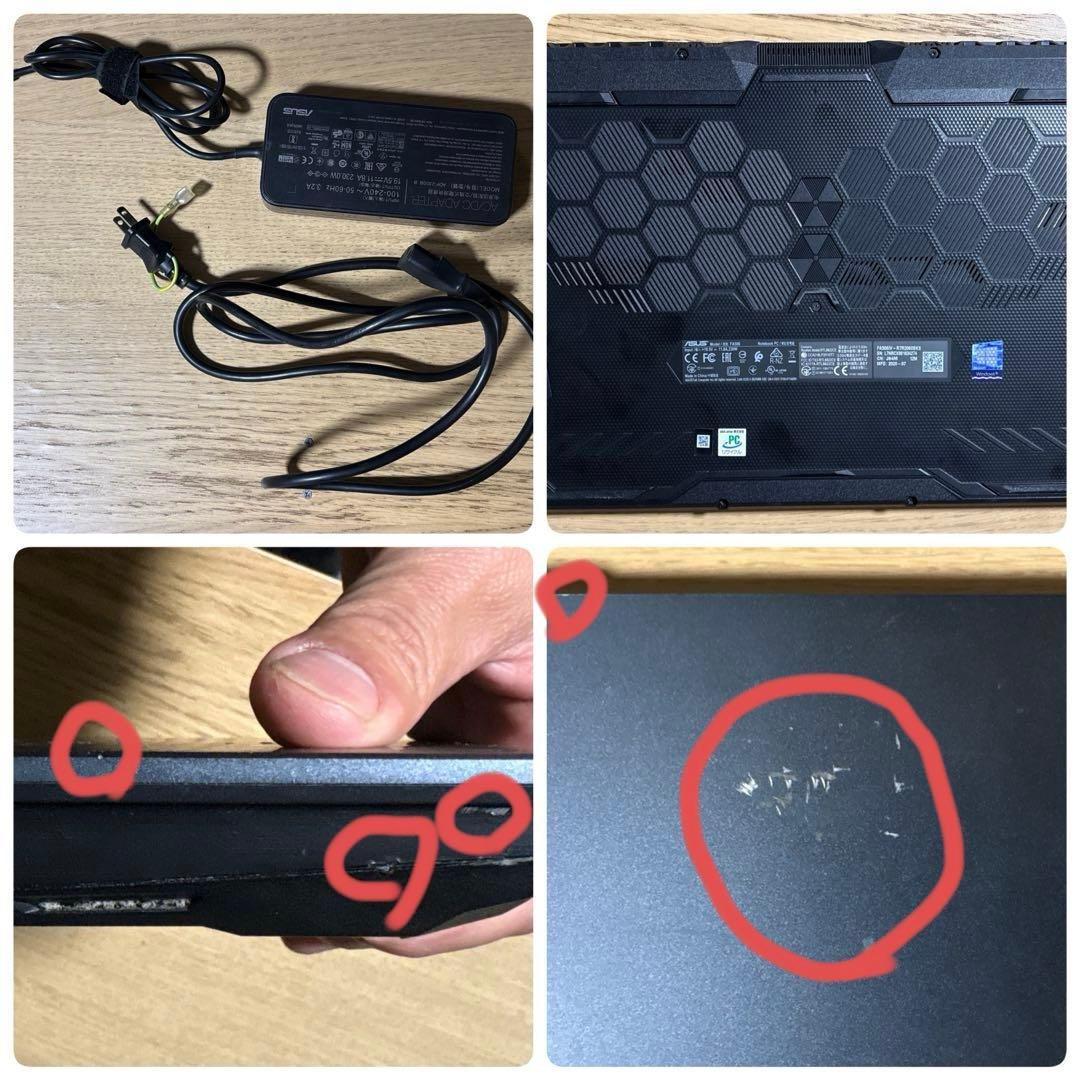 ASUS TUF RTX2060【小傷等アリ】【バッテリー新品交換済】