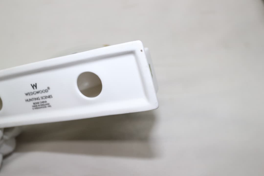 希少  ウエッジウッド ハンティングシーン 置き時計