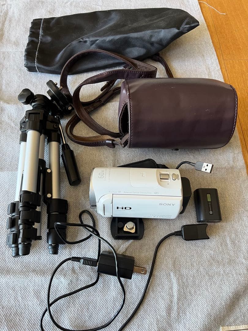 【中古品】SONY HDR-CX670 ビデオカメラ 本体＋おまけ