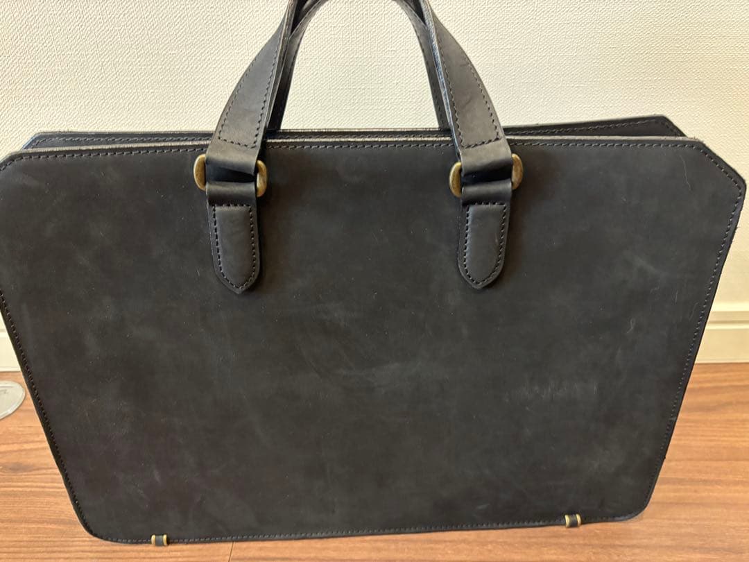【極美品】定価11.6万 ココマイスター ビジネスバッグ ナポレオンカーフ 黒