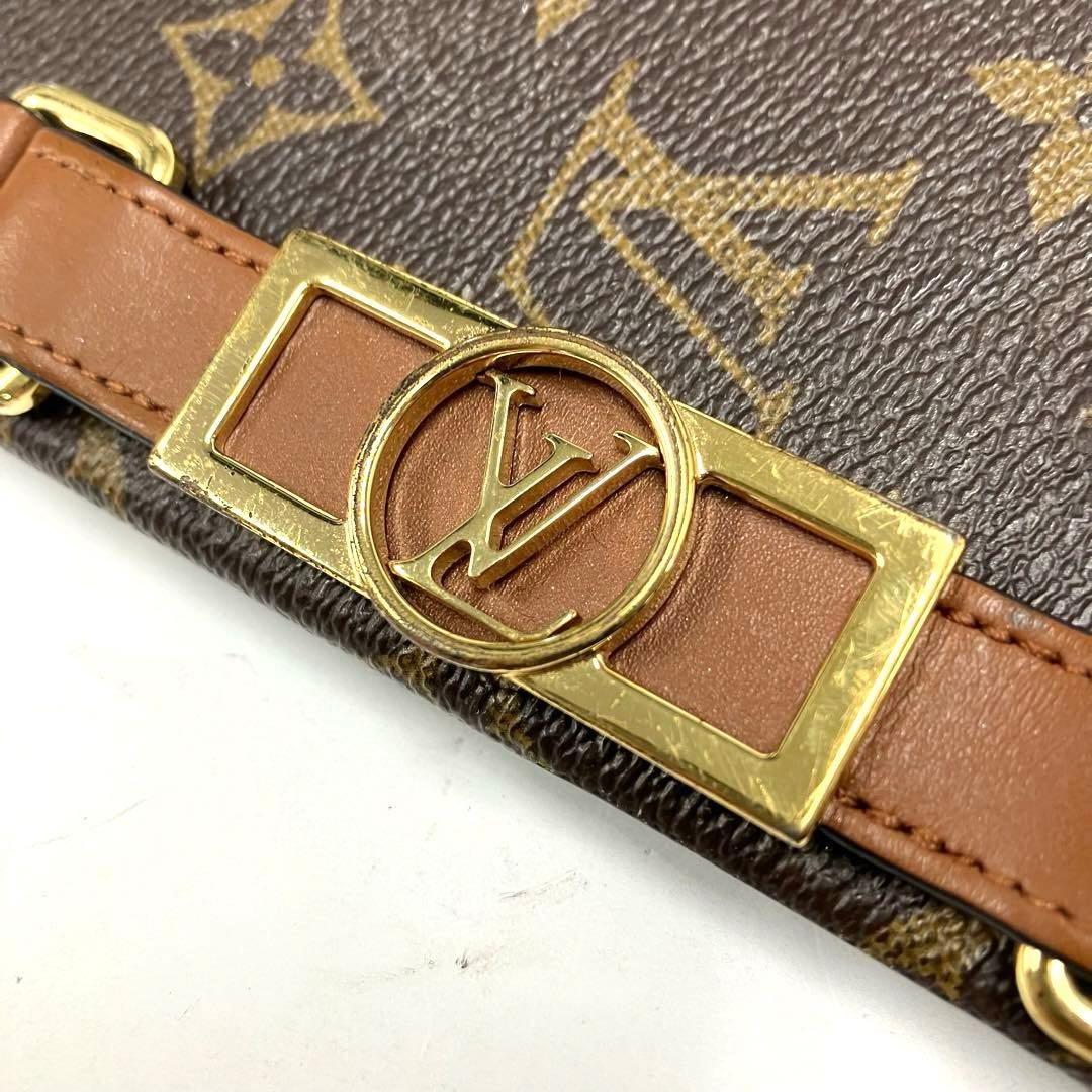 大人気☆ルイヴィトン☆iPhone13Pro ケース☆モノグラム☆革☆ブラウン